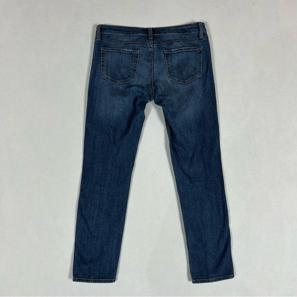 Just Black Boyfriend Jeans Womens 28 Blue Denim Distressed Medium Wash Mid Rise - Picture 3 of 11